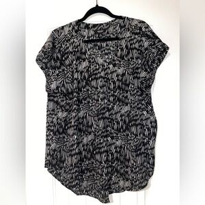 Simply Vera Verawang Printed Blouse